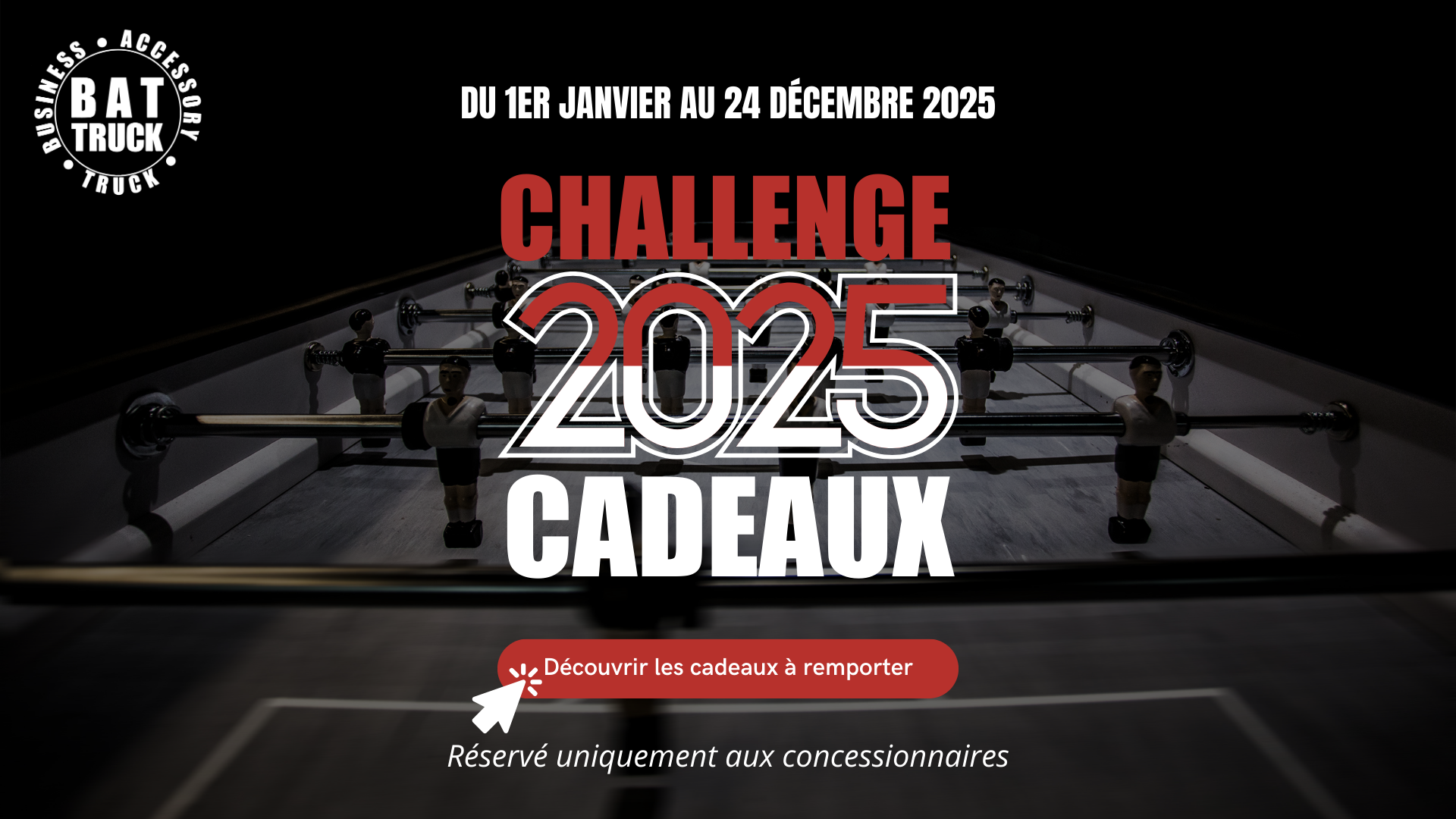 Du 1er janvier au 24 décembre 2025, commandez pour tenter de remporter des cadeaux exceptionnels !